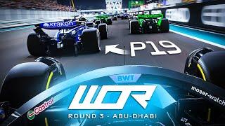 Can We Win This Race From The Bottom Of The Grid? - WOR Round 3 Abu Dhabi