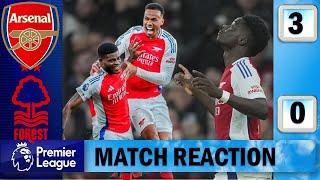 Partey & Saka Wonder Strikes !! Arsenal 3 - 0 Nottingham Forest | Match Reaction !!!