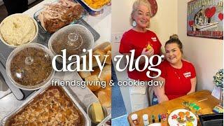 FRIENDSGIVING + FAMILY BAKING | A FEW DAYS IN MY LIFE VLOG