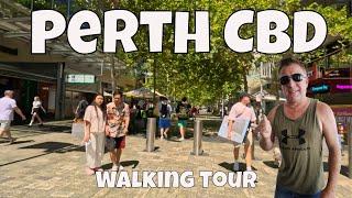 Perth City Tour: Western Australia  | Perth City Centre walking tour | 4k Australia