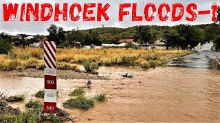 Breaking! Rainy season started with flooded rivers in Windhoek Namibia, southern Africa-1