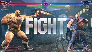 Street Fighter 6  Itazan (Zangief) Vs Noble (Akuma)  SF6 High Level Matches!