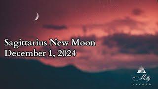 Sagittarius New Moon - Next Level Growth with Wisdom Around Previous Lessons - 2024 Astrology