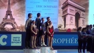 TEB 2012 Pairs medal ceremony