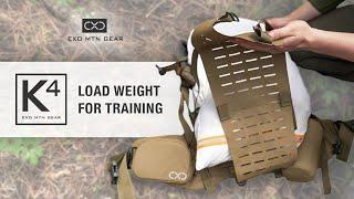 K4 Packs — How to Load Weight for Training Hikes — Exo Mtn Gear