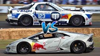 Mad Mike's NIMBUL Lamborghini Huracan vs. Mad Mike's MADBUL 4-Rotor Mazda RX-7