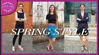 1 week of outfits!│Spring Capsule Wardrobe Inspiration │Justine Leconte