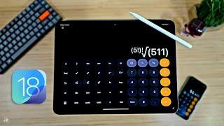 iPadOS 18 Calculator: Math Notes on iPad Pro M4, Useful or Not???