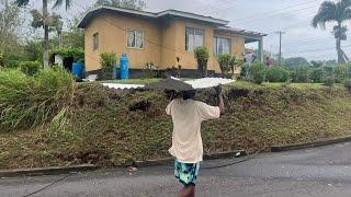 Some Damage Done on Mainland St.Vincent/Windward Side by Hurricane Beryl