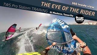 The Eye of The RIDER - Malte Reuscher - TWS Pro Slalom Training Inside 360 view