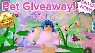 I am giving away a NEON COW! Closes 6/9. In Adopt Me Roblox 