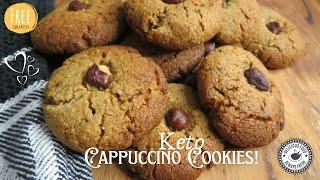 Keto Cappuccino Cookies with Hazelnuts - Gluten Free