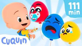 Los globos bebé de Cuquín  Aprende los colores con Cuquín y Fantasma | Vídeos educativos para niños