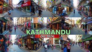 Kathmandu THAMEL After BALEN ACTION in Capital of Nepal Oct 2024