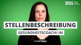 [Stellenbeschreibung] - Gesundheitscoach / Gesundheitscoachin