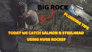 FREE FISHING GEAR! "HOW TO" PLUNK FOR STEELHEAD AND SALMON WITH FREE FISHING WEIGHTS? #fishing