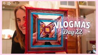  Making ugly things and loving them anyway (and a visit from Santa!) | Vlogmas Day 22