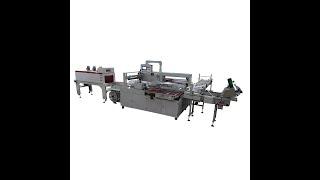 High speed labeling maxi roll paper shrink packing machine