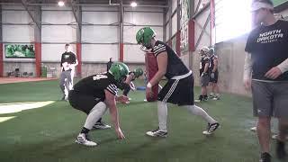 UND OL Drill Tape Protections - Joe Pawlak