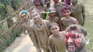 happy Holi desi Holi#ans04 #holi #desiholi #gandhwari #viral #love