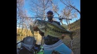 Kayak Bass Fishing- Swimbait Gets Hammered by BIG Bass!! Bucca Bull Shad Review!