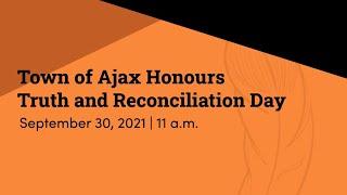 Town of Ajax Honours Truth and Reconciliation Day