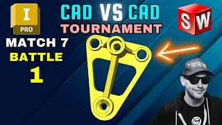 3D CAD esports - TOURNAMENT HIGHLIGHT - Match 7 - TITANIUM VS Alessiino - INVENTOR vs SOLIDWORKS