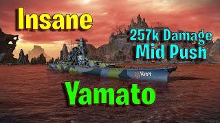 Insane Yamato Two Brothers Mid Push Counter Trap in World of Warships Legends!