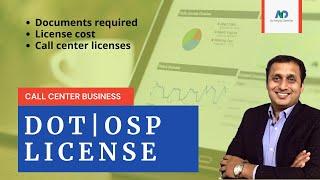 DOT License for Call Centers and BPO | OSP License | Documents | Process | Cost