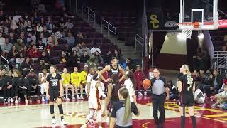 Kayla Williams Makes Four Free Throws in a row Against Stanford.