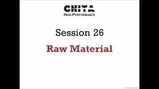 Session 26 - Raw Materials Inventory