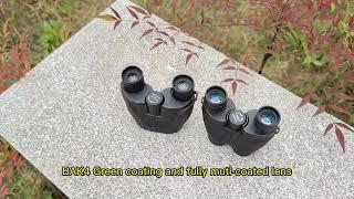 Lightweight Tactical Precision Optics Waterproof Green 8x25 Binoculars For Adults