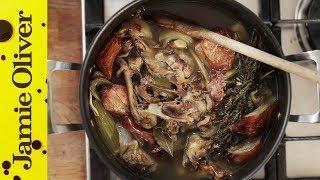 Easy chicken stock | Jamie Oliver's food team