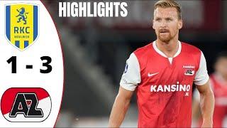 RKC Waalwijk 1 - 3 AZ Alkmaar | Samenvatting | Eredivisie 2023/24