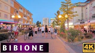 Bibione Italy,  July 2024 Walking Tour 4K UHD