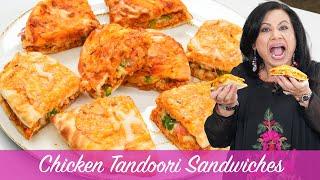 Tandoori Chicken Sandwiches in Air Fryer and on Stove Reciep in Urdu Hindi - RKK