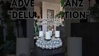 Adventskranz "Deluxe Disco Edition"! #adventwreath #wreath #christmas #christmas2024 #advent