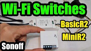 Wi-Fi switches (Sonoff BasicR2 and MiniR2)