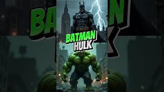 Batman Fusion Evolution Flash, Hulk & Ghost Rider Combined  #shorts #aicreativity #aifusion #fyp