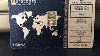 Karatbars International 24 Karat Gold Money Cards