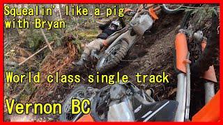 A look at the 2024 Squealin' Pig Hare Scramble, Vernon BC. World class technical fun single track.