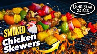 How to make the best Marinated & Smoked Chicken Kabob Skewers on a Pellet Grill