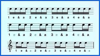 Rhythm Practice 16th Notes