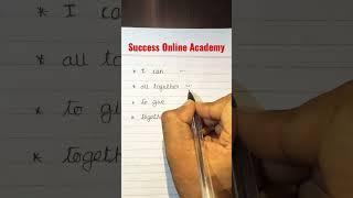 ENGLISH SHORTHAND|SHORTCUTS|SERIES @successonlineacademy