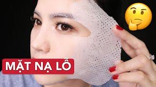 REVIEW MẶT NẠ "LỖ" TRỊ MỤN TỪ RAU SAM [GIVE AWAY] Ha Linh Official