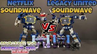 Transformers Legacy United G1 Soundwave Comparison Time Review