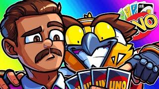 UNO Funny Moments - Teaching Silent Droid How to Dominate The Game!