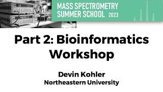 Part 2: Bioinformatics Workshop