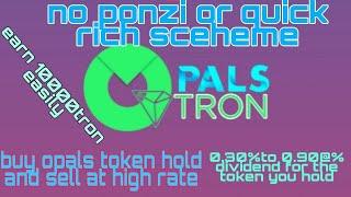 OPALS TRON - BEST TRON SMART CONTRACT [EARN BUY HOLDING A OPALS TOKEN}  PRESALE FROM 3RD TO 5TH