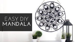 EASY DIY MANDALA TAPESTRY!